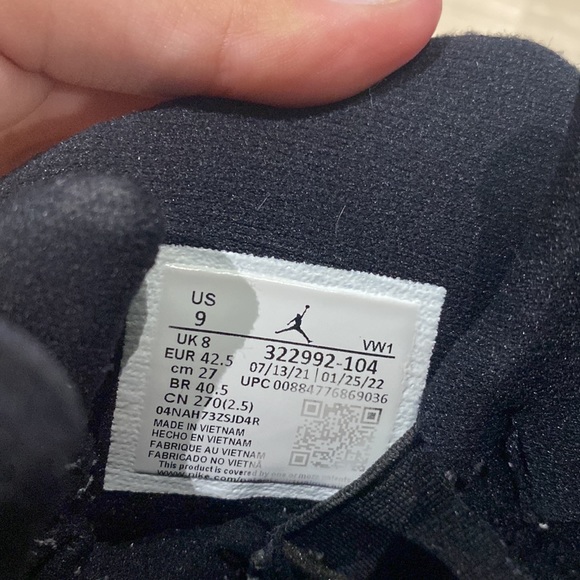 Jordan 11’s trey white/dark concord - Picture 4 of 4